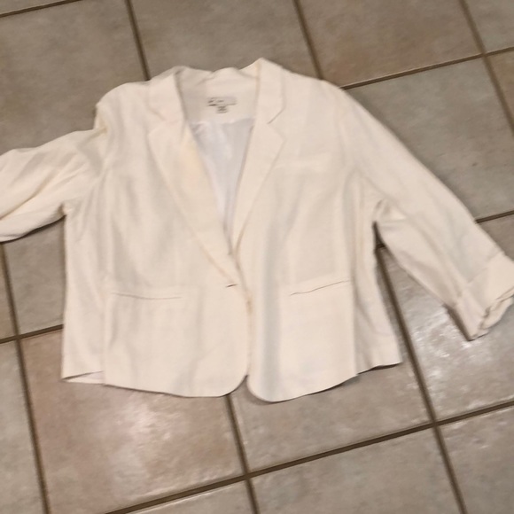 Cato Jackets & Blazers - Cato ivory linen jacket 18/20